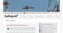 Desktop Screenshot of fading.de
