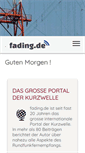 Mobile Screenshot of fading.de